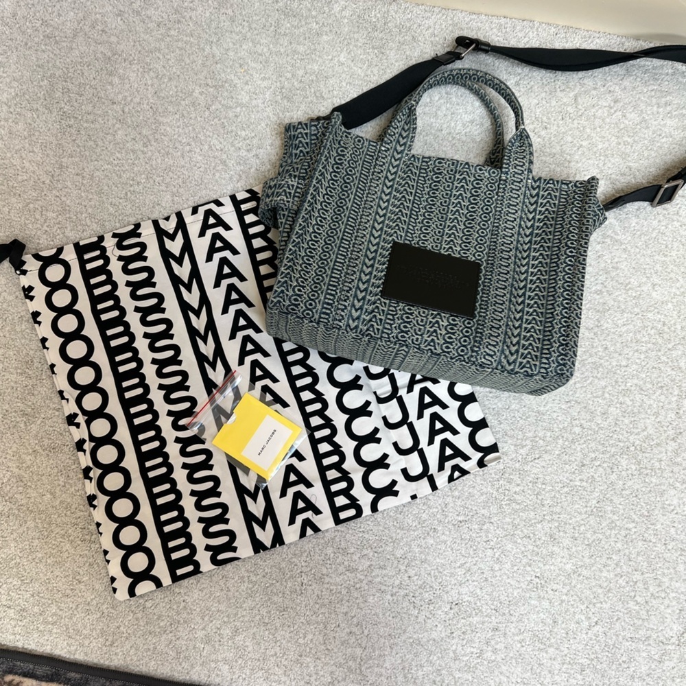 Marc Jacobs Denim Monogram Tote